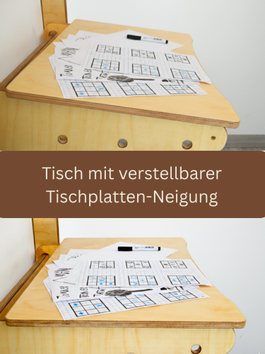 Tisch für sprossenwand 