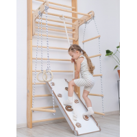 Sprossenwand für Kinderzimmer, Klettergerüst x245